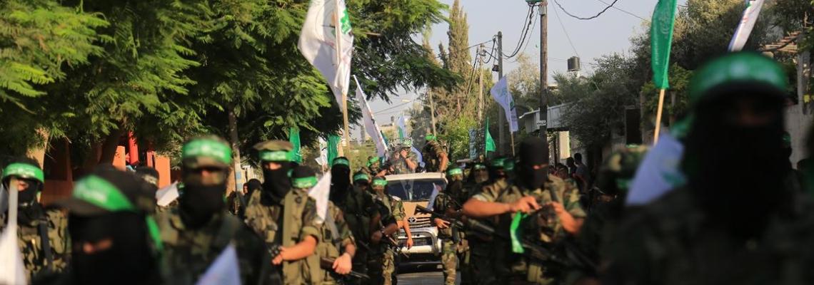 بالصور:عرض عسكري  لكتائب القسام في مدينة بيت حانون