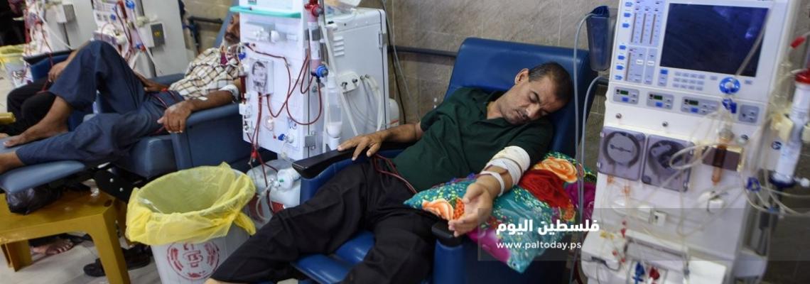 نقص الأدوية يهدد حياة مرضى الكلى فى غزة 