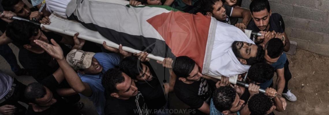 جماهير غفيرة تشيع جثمان الشهيد هانى عفانة من مدينة رفح