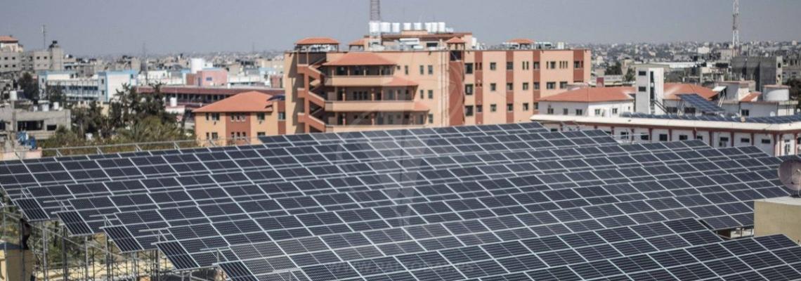 مشروع الطاقة الشمسية فى مستشفى ناصر بخانيونس 