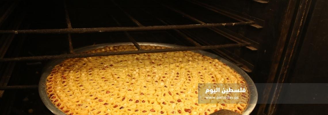 صناعة الحلويات في غزة خلال شهر رمضان المبارك