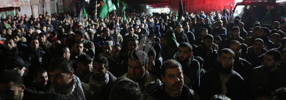 بالصور:مسيرة مشتركة لحركتى الجهاد وحماس فى شمال قطاع غزة