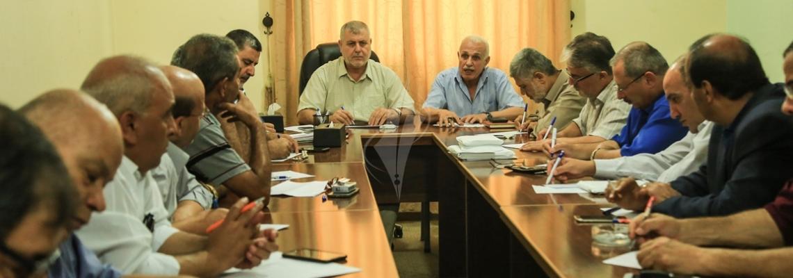 بالصور:غزة: اجتماع للقوى والفصائل بعد قرار حماس حل اللجنة الإدارية