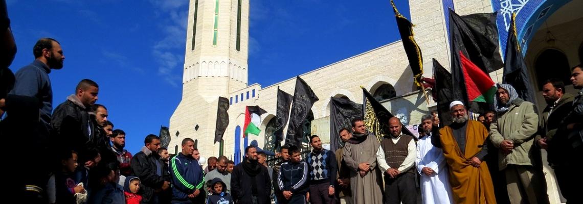 بالصور الجهاد الاسلامي برفح تنظم وقفة دعم واسناد لانتفاضة القدس