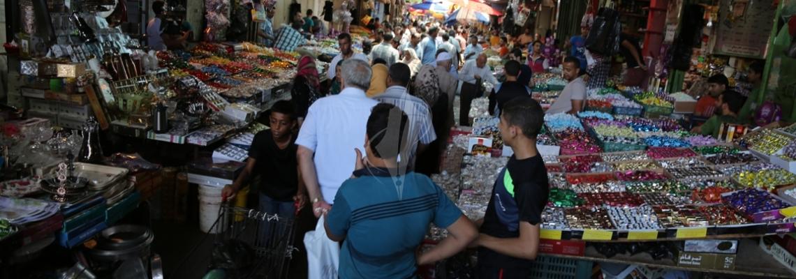 بالصور:اسواق غزة قبل عيد الفطر فى قطاع غزة