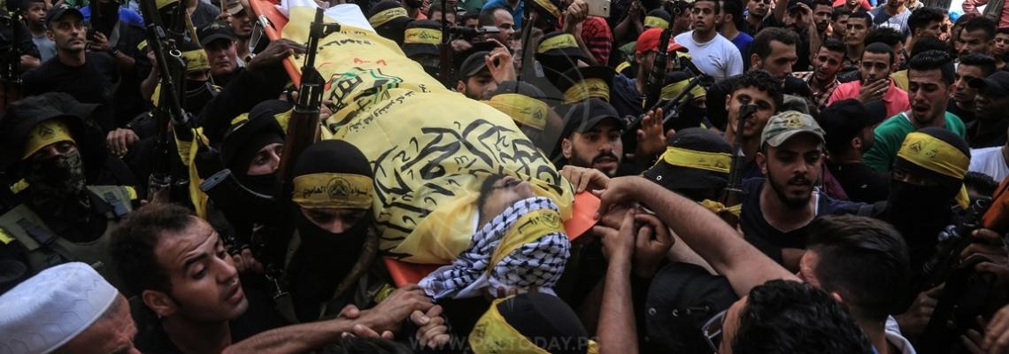 جنازة الشهيد أحمد ياغي في الشيخ رضون بغزة
