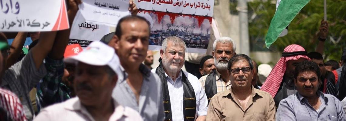 بالصور : القوى الوطنية بغزة تنظم وقفة فى ذكرى النكسة وإحتلال القدس
