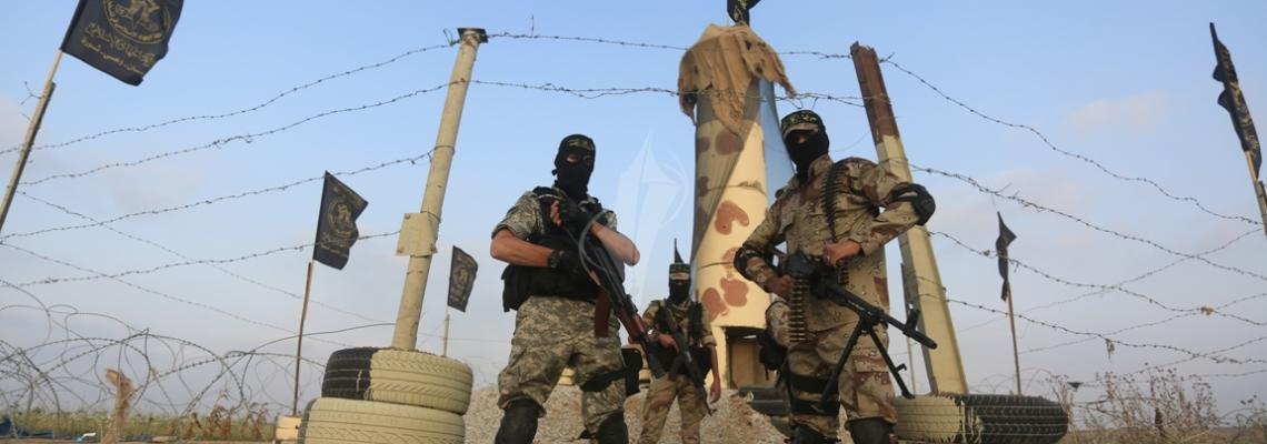 بالصور. سرايا القدس تتحدى الاحتلال بإقامة "برج الصمود" شرق غزة