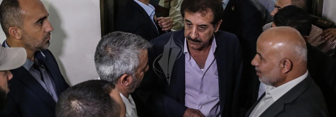 بالصور: رئيس هيئة المعابر والحدود نظمي مهنا خلال زيارة مجمع أبو خضرة الحكومي وزيارة دائرة تسجيل المسافرين.