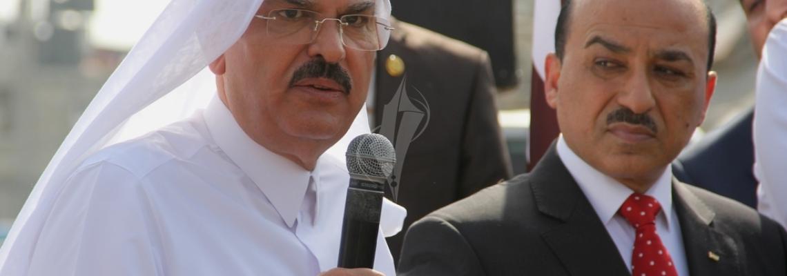 السفير القطر يزور قطاع غزة ويعلن البدء بعدد من المشاريع للمتضررين