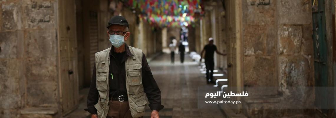 انتشار عناصر السلطة بعد اغلاق الضفة بسبب تفشي كورونا وعودة العالقين من الخارج