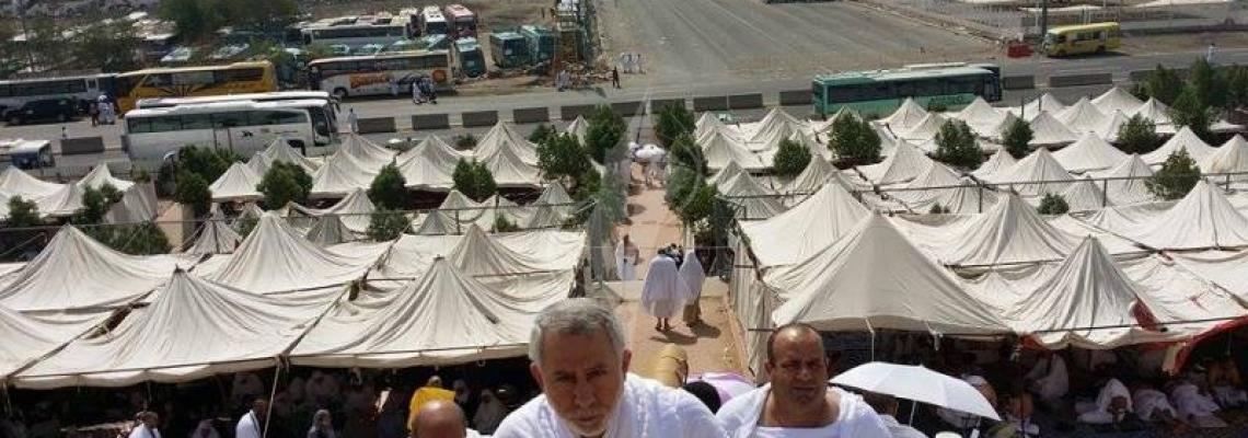 بالصور: عدسة "فلسطين اليوم" ترصد صعود حجاج فلسطين على جبل عرفات  صور خاصة بالحجاج الفلسطييين