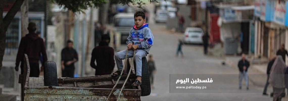 معاناة أطفال مخيمات غزة واقع صعب وطفولة مسلوبة