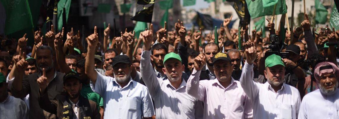 بالصور : حماس والجهاد فى خانيونس تنظمان مسيرة نصراً للمسجد الأقصى