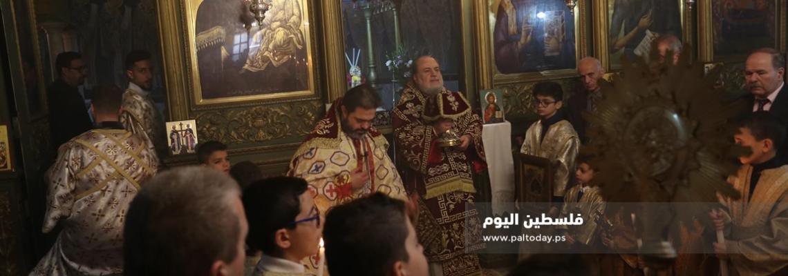 الكنائس الشرقية في غزة تحفل بعيد الميلاد