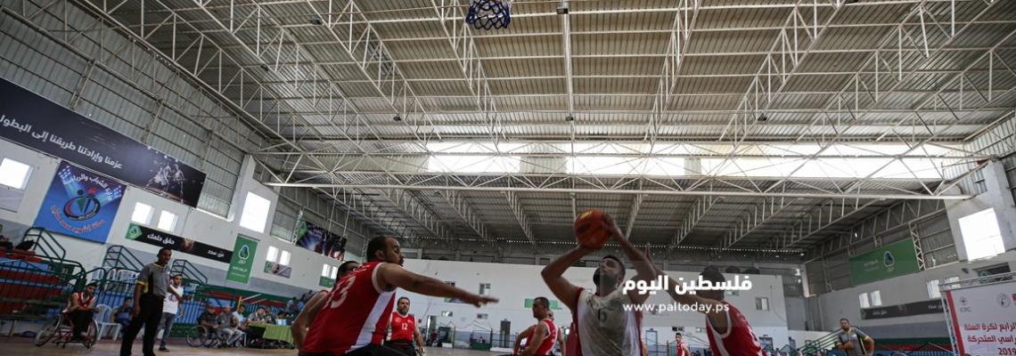 دورى كرة السلة للكراسي المتحركة بغزة