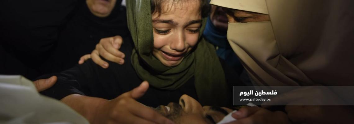فلسطين اليوم تواكب جنازة الشهيد خالد فراج من سرايا القدس في لواء الوسطى