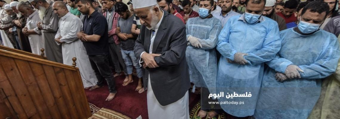 وداع شهيد مسيرة العودة " رامي الغلبان " في مدينة خانيونس