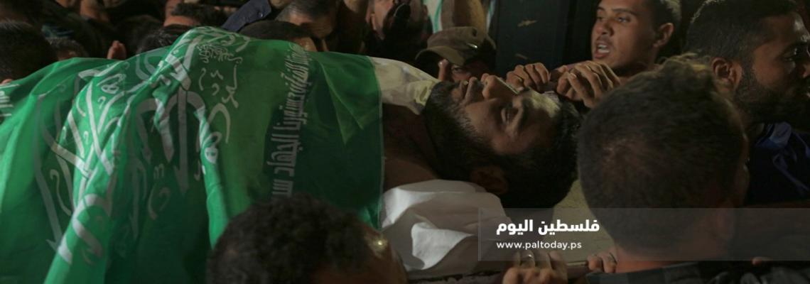 وداع شهيد العودة "علاء حمدان" من مدينة بيت حانون