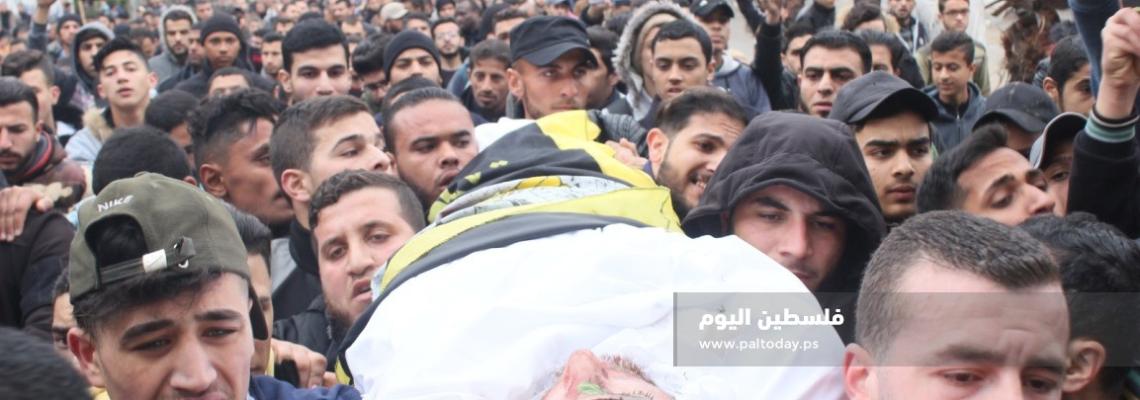 سرايا القدس  بلواء غزة تودع شهيدها خليل الأدغم بجنازة مهيبة