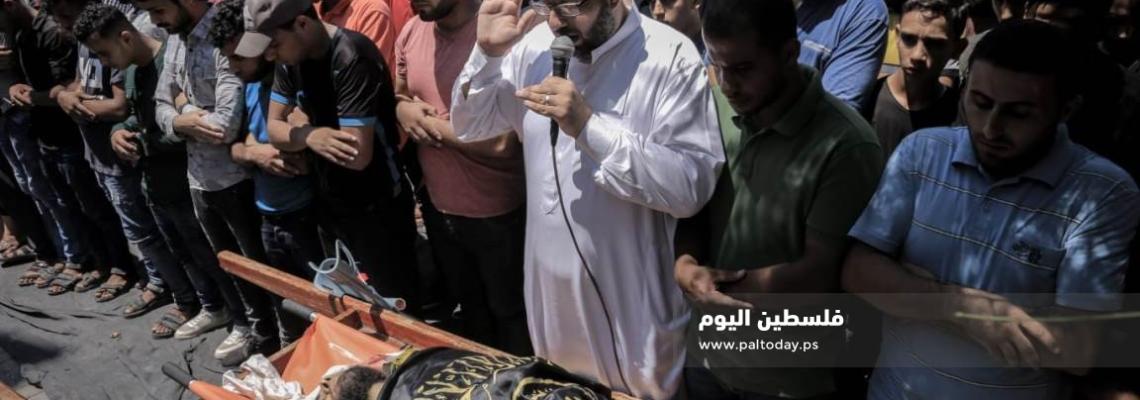 جماهير غفيرة تشيع جثامين شهداء شمال غزة