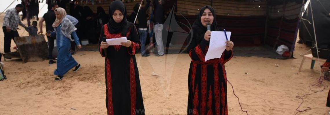 "العمل النسائي" بحركة الجهاد الاسلامي تنظم فعالية تراثية في مخيم العودة شرقي رفح