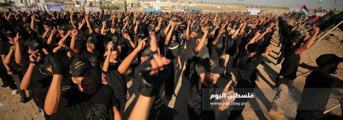 غزة: الحفل الختامي لمخيمات المجد الصيفية 2 التي تشرف عليها سرايا القدس