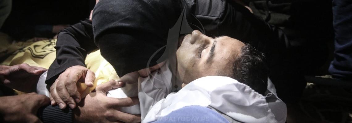 وداع الشهيد  محمد ابو شربين من مدينة رفح