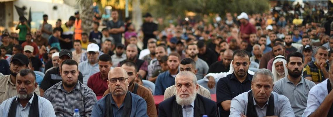 "الجهاد" تنظم مهرجانًا تكريمًا لشهداء معركة البنيان المرصوص في دير البلح