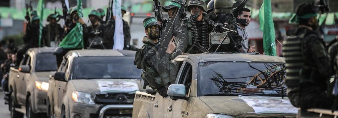 كتائب القسام تنظم عرض عسكري في ذكرى انطلاقتها الـ31