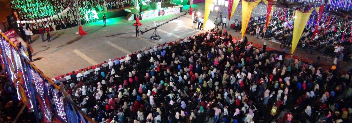 الرابطة الاسلامية تنظم مهرجان تكريم المتفوقين فوج القدس والعودة - بمحافظة خانيونس