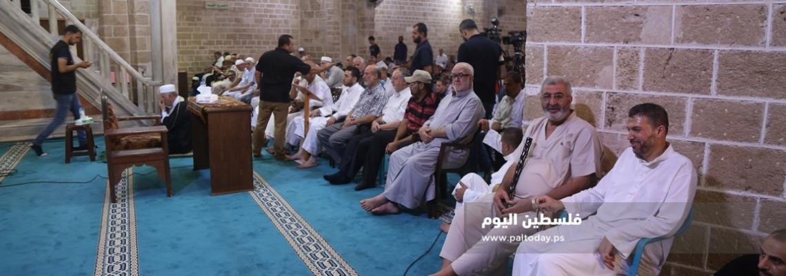 خطبة وصلاة الجمعة من المسجد العمري الكبير بمدينة غزة
