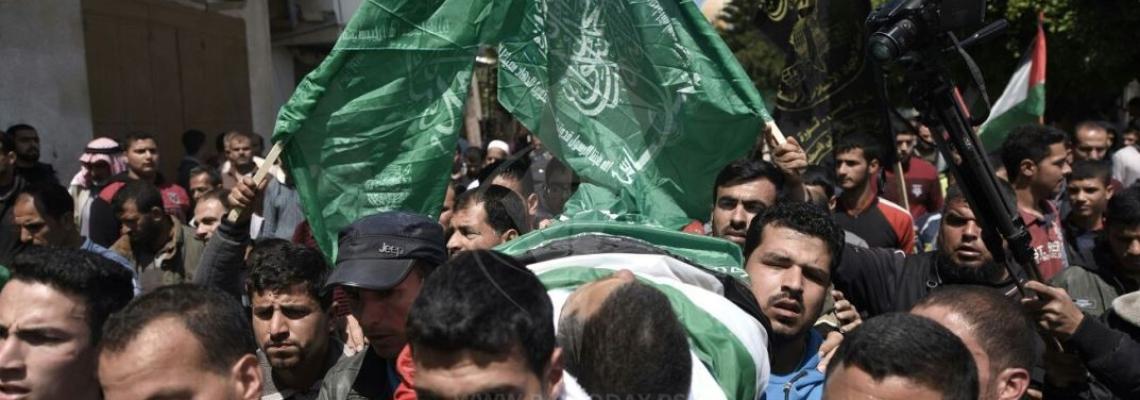 جنازة الشهيد مروان قديح فى مدينة خانيونس