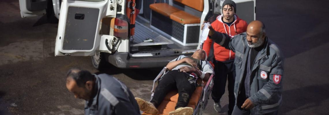إصابات متظاهرين برصاص الاحتلال في الجمعة الـ 49 لمسيرة العودة شرق خانيونس