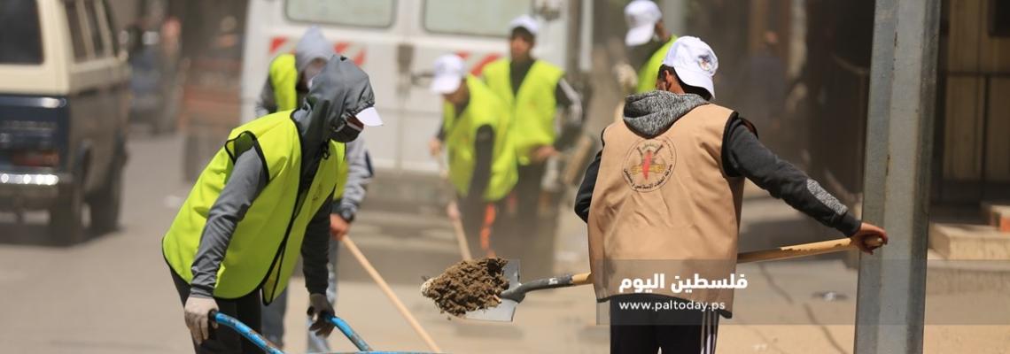 الجهاد الإسلامي تطلق حملة النظافة من الإيمان في كافة محافظات قطاع غزة