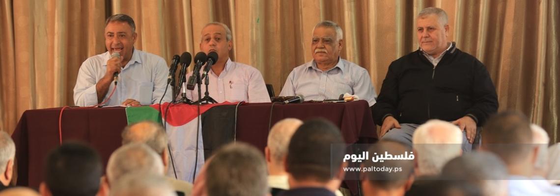 القوى الثماني تعقد لقاءً وطنياً حول الرؤية الوطنية للمصالحة وانهاء الانقسام في جمعية الشبان المسيحية.