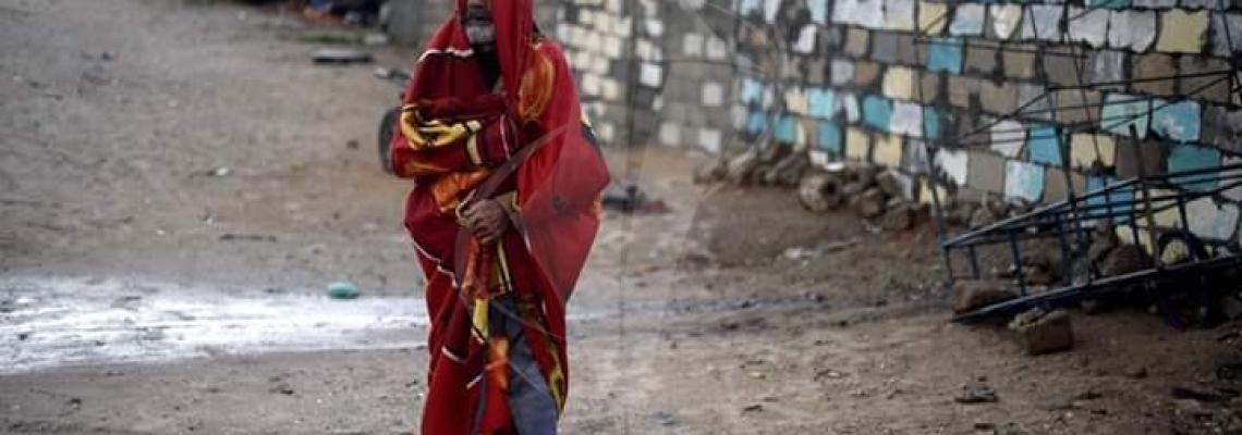  الحياة اليومية فى الأحياء الفقيرة جنوب قطاع غزة فى فصل الشتاء