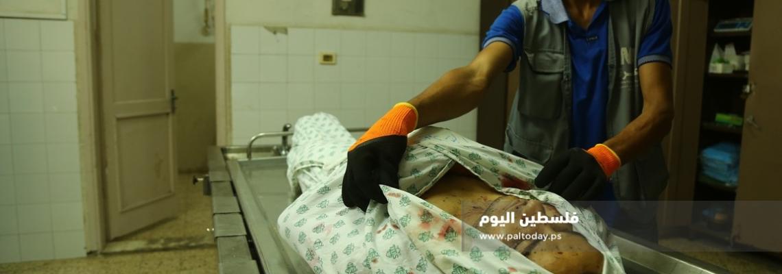 وداع مبكي للشهداء في ثلاجات الموتى في مجمع الشفاء الطبي