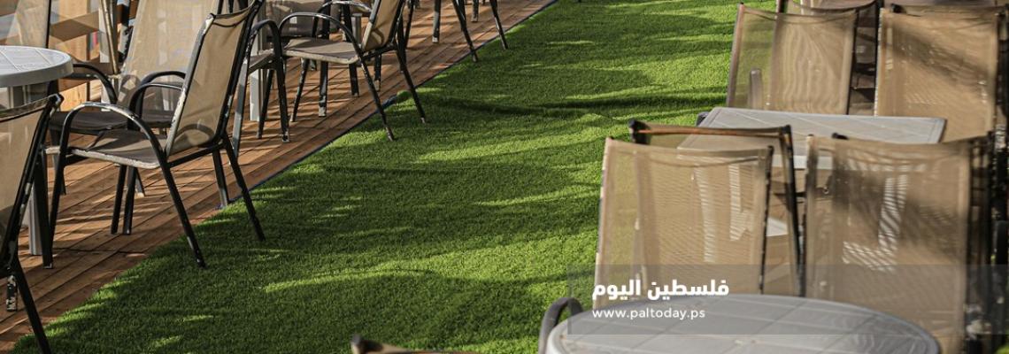 مقاهي غزة تواصل اغلاق أبوابها أمام روادها خشية تفشي كورونا