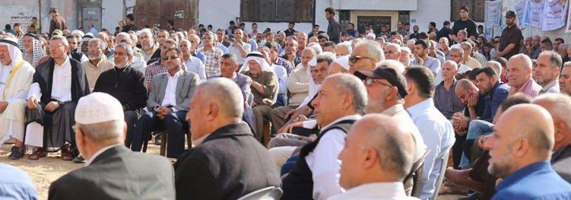 الجهاد الإسلامي ترعى صلحاً عشائرياً بين عائلة حمدونة والبلبيسي