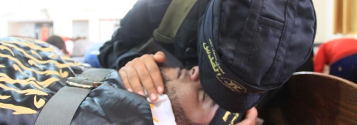 بالصور: سرايا القدس تُودع ابنها المجاهد عدنان زياد اسعيد أحد فرسان الوحدة الصاروخية في لواء شمال غزة