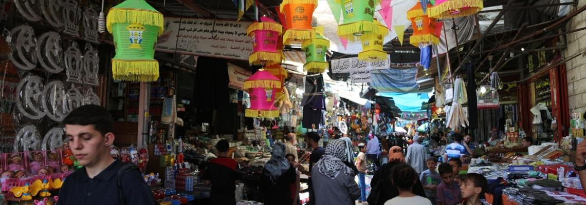 بالصور:غزة تتزين لاستقبال شهر ‫‏رمضان‬ المبارك