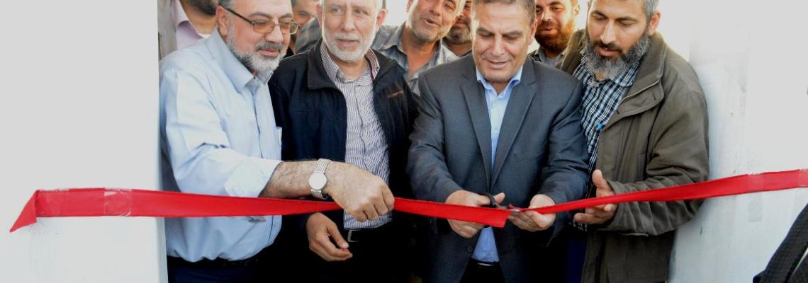 جمعية "أرض السلام" تفتتح محطة تحلية مياه بالوسطى