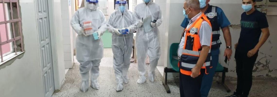 الصحة تشرع بسحب مسحات مخبرية PCR للمسافرين عبر معبر رفح