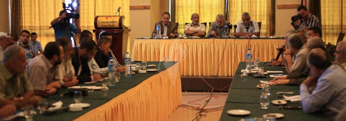 بالصور:مركز فلسطين للدراسات ينظم ندوة سياسية بعنوان"المشروع الوطني الفلسطيني بين انعقاد المجلس وتحقيق الشراكة"