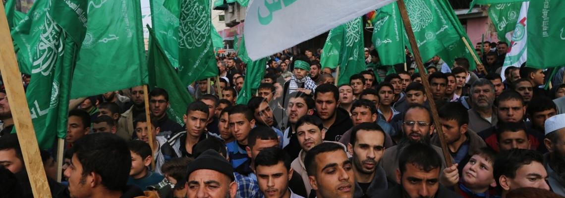 بالصور: حركة "حماس" تحيي انطلاقتها في قطاع غزة