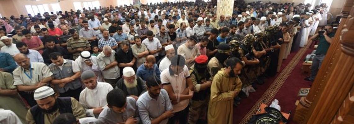 بالصور : سرايا القدس تشييع شهيد الاعداد والتجهيز باسم اللحام في خانيونس