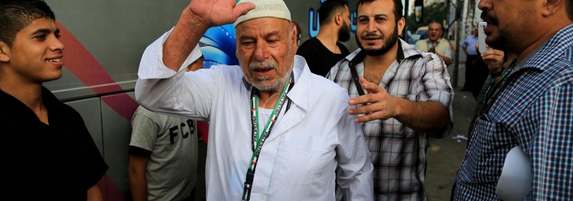 بالصور:الدفعة الاولى من حجاج قطاع غزة تغادر للديار الحجازية اليوم