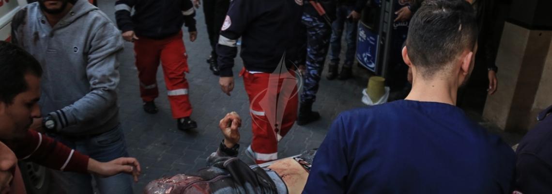بالصور : شهداء وجرحى في المواجهات  مع قوات الاحتلال شرق مدينة غزة  في جمعة الغضب