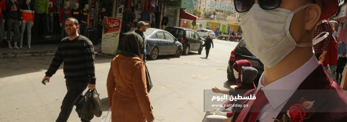 إجراءات الوقاية خشية من انتشار فيروس كورونا في غزة